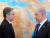 베냐민 네타냐후(오른쪽) 이스라엘 총리와 토니 블링컨 미국 국무장관이 7일(현지시간) 예루살렘에서 만나 이야기를 나누고 있다. EPA=연합뉴스