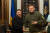 볼로디미르 젤렌스키 우크라이나 대통령과 발레리 잘루즈니 군 총사령관. 연합뉴스