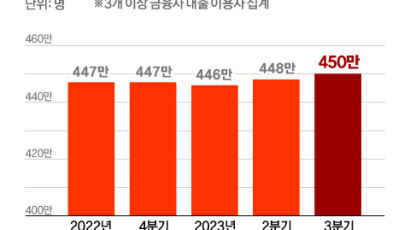 고금리에도 빚빚빚…3곳 이상 빚진 다중채무자, ‘역대 최대’