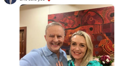 60세 호주 총리, 밸런타인데이에 연인에게 청혼…“남은 인생 함께”