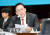 국민의힘 정우택 의원이 지난해 10월 24일 전북도청에서 열린 국회 행정안전위원회 국정감사에서 질의하고 있다. 연합뉴스