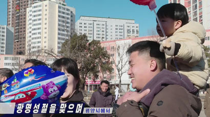 한국 애니 인기 어떻길래…북한 TV에 '이 캐릭터' 풍선 포착