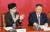 지난 1월 국회에서 이상민 의원이 국민의힘 입당 인사를 하는 모습. 연합뉴스