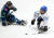 18일 의정부 실내빙상장에서 열린 장애인아이스하키 서울-인천전에서 패스를 하는 서울 김홍준. 사진 대한장애인체육회