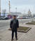 우크라이나 키이우 중심지 독립광장에 서 있는 임길호씨. 사진 임길호씨