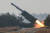 북한은 지난 14일 김정은이 참관하는 가운데 신형 지상대해상미사일 '바다수리-6형' 검수사격을 시행했다. 뉴스1
