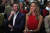트럼프 전 대통령의 차남 에릭 트럼프(왼쪽)와 그의 아내 라라 트럼프. AP=연합뉴스 
