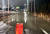 지난 19일 호우주의보가 발효된 19일 오전 전남 여수시 주삼동 한 도로가 빗물에 침수돼 있다. 사진 전남 여수소방서