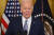 조 바이든 미국 대통령이 23일(현지시간) 전국 주지사 회동이 열린 워싱턴 DC 백악관 이스트룸에서 연설을 하고 있다. AFP=연합뉴스
