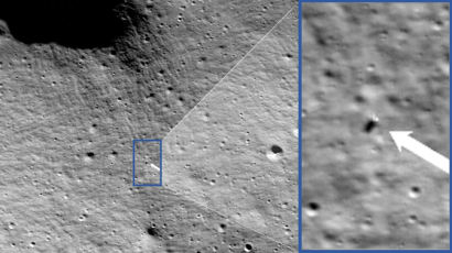 NASA, 달 표면 위 美우주선 사진 공개