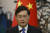 지난해 5월 친강 중국 외교부장이 베이징에서 웝크 훅스트라 네덜란드 외무장관과 회담한 뒤 공동 기자회견에 참석한 모습. AP=연합뉴스