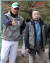 두산의 일본 미야자키 스프링캠프지를 찾은 박정원 두산그룹 회장(오른쪽)과 이승엽 감독. 사진 두산 베어스