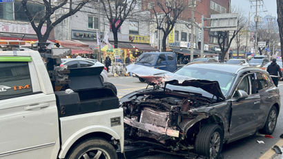 "건물 무너진줄, 아비규환"…연신내 9중 추돌 1명 사망 13명 부상