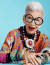 뿔테 안경을 쓰고 알록달록한 색의 옷을 자신있게 착용했던 '패션 아이콘' 아이리스 아펠이 1일(현지시간) 별세했다. 102세. 인스타그램