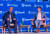 샘 올트먼 오픈AI 대표(오른쪽)와 그레그 브록먼 오픈AI 공동창업자가 지난해 서울 여의도동 63스퀘어에서 소프트뱅크벤처스 주최로 열린 '파이어사이드 챗 위드 오픈AI' 대담에 참석하고 있다. 연합뉴스