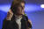 니키 헤일리 전 미국 사우스캐롤라이나 주지사가 3일(현지시간) 미국 메인주 포틀랜드에서 열린 유세 집회에서 연설하고 있다. AP=연합뉴스