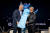 지난해 6월 스노우플레이크 서밋에서 프랭크 슬루트만 스노우플레이크 CEO와 젠슨 황 엔비디아 CEO가 양사 협력을 발표하고 있다. 로이터=연합뉴스 