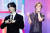 지난해 12월 25일 '2023 SBS 가요대전' 레드카펫 행사에서 포즈를 취하고 있는 태민(좌)과 지난해 3월 14일 일본 도쿄 솔로 콘서트에 나선 온유(우). 사진 뉴스1, SM엔터테인먼트