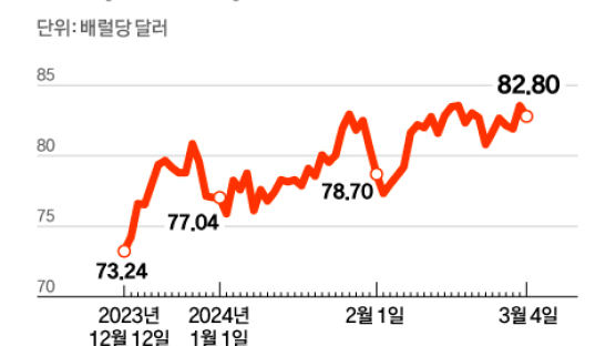 “80달러대 등락” vs “100달러 간다”…유가 전망 뭐가 맞을까