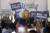 미국 영부인 질 바이든 여사가 1일 애틀랜타에서 열린 ‘바이든을 위한 여성연합’ 행사에 참석했다. [AP=연합뉴스]