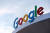 지난 1월 10일 CES가 열린 미국 라스베가스에서 구글 로고가 보이고 있다. 로이터=연합뉴스