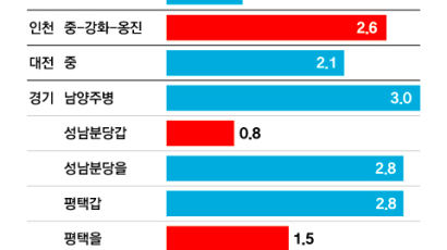 '3% 격전지' 여야 피눈물 흘린다…'분당혈투' 포함 16곳 확정  