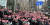 서울시 모아타운 사업에 반대하는 강남3구 등 주택 소유주와 임대사업자들이 6일 서울시청 앞에서 집회를 열고 있다. 독자제공