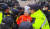 지난 11일 경찰에 연행되는 이형숙 서울장애인차별철폐연대 공동대표. 사진 전장연 페이스북 영상 캡처