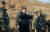 김정은 북한 국무위원장이 지난 6일 조선인민군 서부지구 중요 작전 훈련기지를 방문해 훈련시설들을 돌아보고 부대들의 실동훈련을 지도하는 모습. 노동신문. 뉴스1.