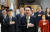 윤석열 대통령이 15일 서울 용산 대통령실 청사에서 열린 제13기 국민추천포상 수여식에 참석해 국기에 경례하고 있다. 연합뉴스