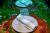 식탁과 빈 접시 위에 3D 맵핑 기술로 구현된 애니메이션이 곁들여지는 다이닝 쇼, '르 쁘띠 셰프'의 한 장면. 사진 콘래드 서울