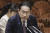 기시다 후미오 일본 총리가 18일 도쿄에서 열린 참의원 회의에서 연설하고 있다. 교도=연합뉴스