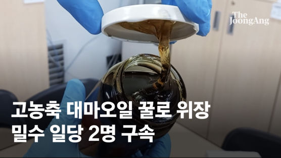 [영상] 꿀처럼 보이는데 고농축 대마오일...밀수 일당 2명 구속