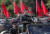 지난 2017년 6월 30일 시진핑 중국 국가주석이 홍콩반환 20주년을 앞두고 홍콩을 방문해 인민해방군 홍콩 주둔군 부대를 사열하고 있다. AP=연합뉴스