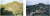 경주와 울산에 걸쳐져 있는 동대봉산의 한 봉우리의 사방사업 이전과 이후 비교 모습. [사진 김정탁, 김석우]