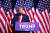 오는 11월로 예정된 미국 대통령선거에 공화당 후보로 출마한 도널드 트럼프 전 미국 대통령이 지난 9일 조지아주 로마에서 연설하고 있다. [로이터=연합뉴스]