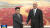 22일 베이징 댜오위타이에서 김성남(왼쪽) 북한 노동당 국제부 부장이 차이치(오른쪽) 중국공산당 중앙서기처 서기와 회담에 앞서 악수하고 있다. CC-TV 캡처