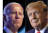 11월 대선에서 다시 맞붙는 조 바이든 미국 대통령과 도널드 트럼프 전 대통령. AP=연합뉴스