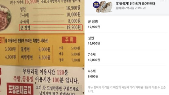 "군인은 3000원 더 내라" 논란의 무한리필집, 결국 문닫았다