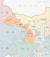 지도에서 주황색 부분이 중국 간쑤성이다.