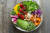 접시 하나에 탄수화물, 단백질, 지방, 식이섬유 골고루 구성해 먹는 한 접시 식사법. 사진 업플래시