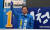 정청래 더불어민주당 마포을 후보가 4·10 총선 공식 선거운동이 시작된 28일 오전 서울 마포구 성산아파트 앞에서 열린 선거 출정식에서 시민들에게 인사하고 있다. 뉴스1