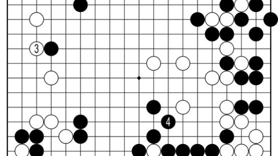 [삼성화재배 AI와 함께하는 바둑 해설] 흑, 빠르게 추격