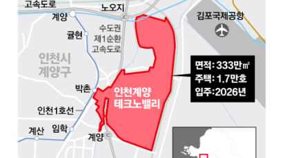 인천 계양 ‘3기 신도시’ 오늘 첫삽…333만㎡에 1만7000가구