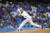 31일 세인트루이스전에서 역투하는 LA 다저스 투수 야마모토 요시노부. AP=연합뉴스