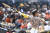 San Diego Padres' Ha-Seong Kim watches his three-run home run against the San Francisco Giants during the second inning of a baseball game Sunday, March 31, 2024, in San Diego. (AP Photo/Denis Poroy)  〈저작권자(c) 연합뉴스, 무단 전재-재배포, AI 학습 및 활용 금지〉