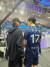 3월 31일 챔피언결정전 2차전에서 임동혁(오른쪽)을 응원한 한국전력 임성진. 인천=김효경 기자