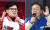 이재명 민주당 대표(오른쪽)와 한동훈 국민의힘 비대위원장이 지난달 30일 각각 서울과 인천에서 지원유세를 하고 있다. 뉴스1
