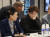 지난달 31일 박단 대한전공의협회장(오른쪽에서 두번째)가 의사협회에서 열린 비대위 회의에 참석했던 모습. 연합뉴스