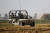 4일(현지시간) 이스라엘과 가자지구 국경 인근에서 포착된 이스라엘군의 군용 차량. 로이터=연합뉴스 